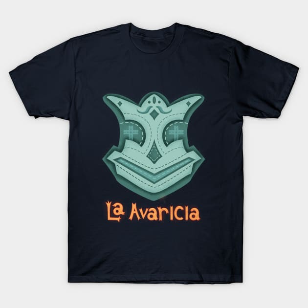 Greed - La Avaricia T-Shirt by cardio88